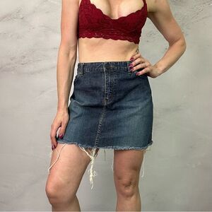 Eddie Bauer denim jean skirt